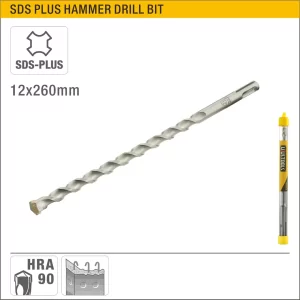 UYUS BROCA PARA MARTILLO ELÉCTRICO (PUNTA) – SDS-PLUS – 12X260MM
