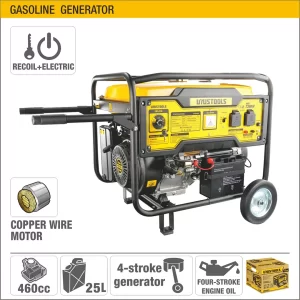 UYUS GENERADOR ELÉCTRICO A GASOLINA CON LLAVE 6800W/7300W UYU