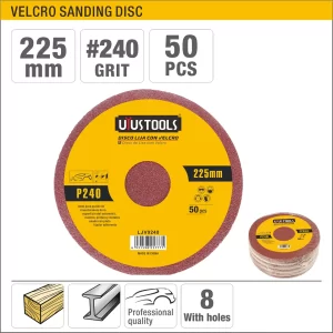 UYUS DISCO LIJA CON VELCRO 50UN/SET 225MM #240 UYU