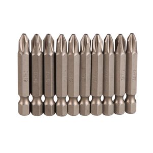 JUEGO DE 10 PCS DE PUNTA ESTRELLA INTERCAMBIABLES PARA DESTORNILLADOR – PH2X50MM