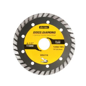 DISCO DE CORTE DE DIAMANTE TURBO – 4-1/2″(115MM);7/8″(22.2MM)