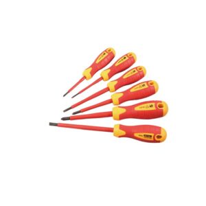 JUEGO DE 6 PCS DE DESTORNILLADORES ELÉCTRICOS MIXTO (PUNTA IMANTADA) – 1.0X5.5X125MM,0.8X4.0X100M,0.4X2.5X75MM,PH0X60MM,PH1X80MM,PH2X100MM